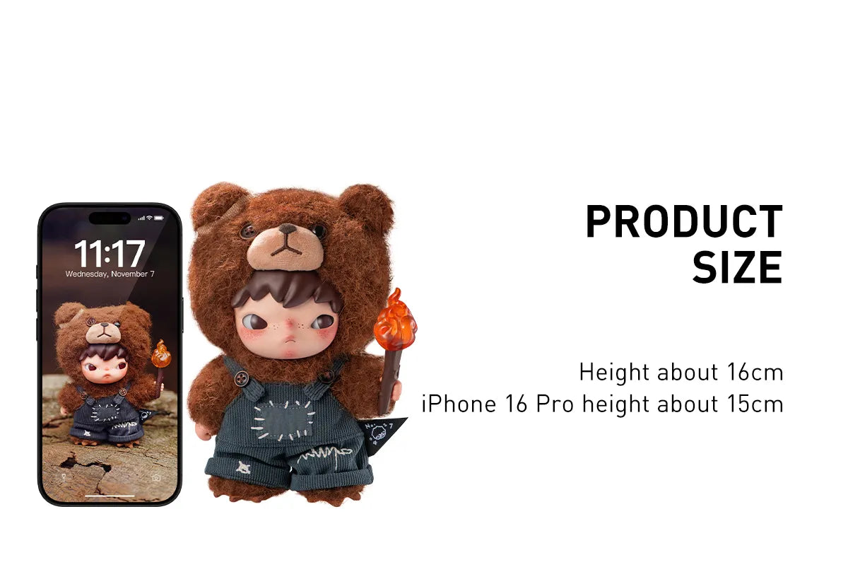 Hirono Living Wild-Fight for Joy Plush Doll