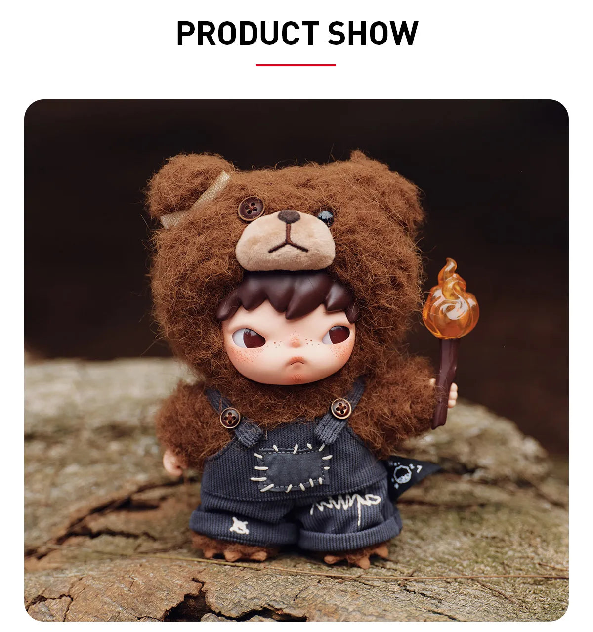 Hirono Living Wild-Fight for Joy Plush Doll