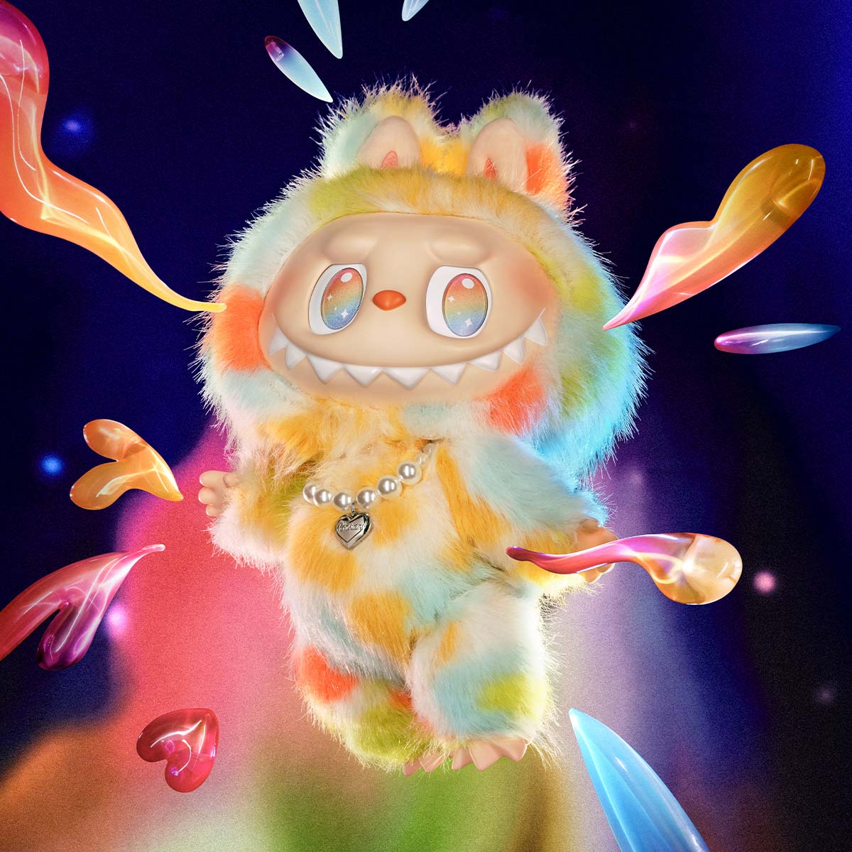 THE MONSTERS Big into Energy Series-ROCK THE UNIVERSE Vinyl Plush Doll - Higoods