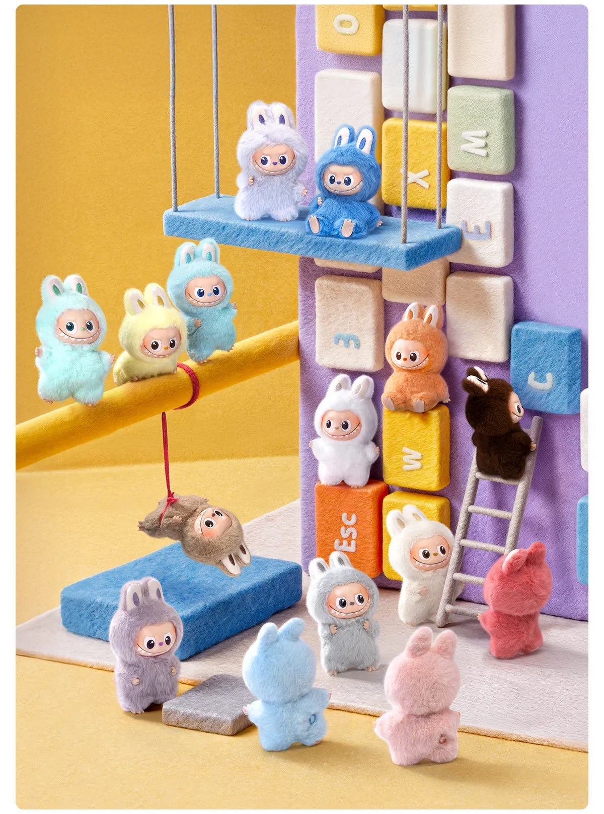 THE MONSTERS PIN FOR LOVE SERIES - Vinyl Plush Pendant Blind Box(A-M) - Higoods