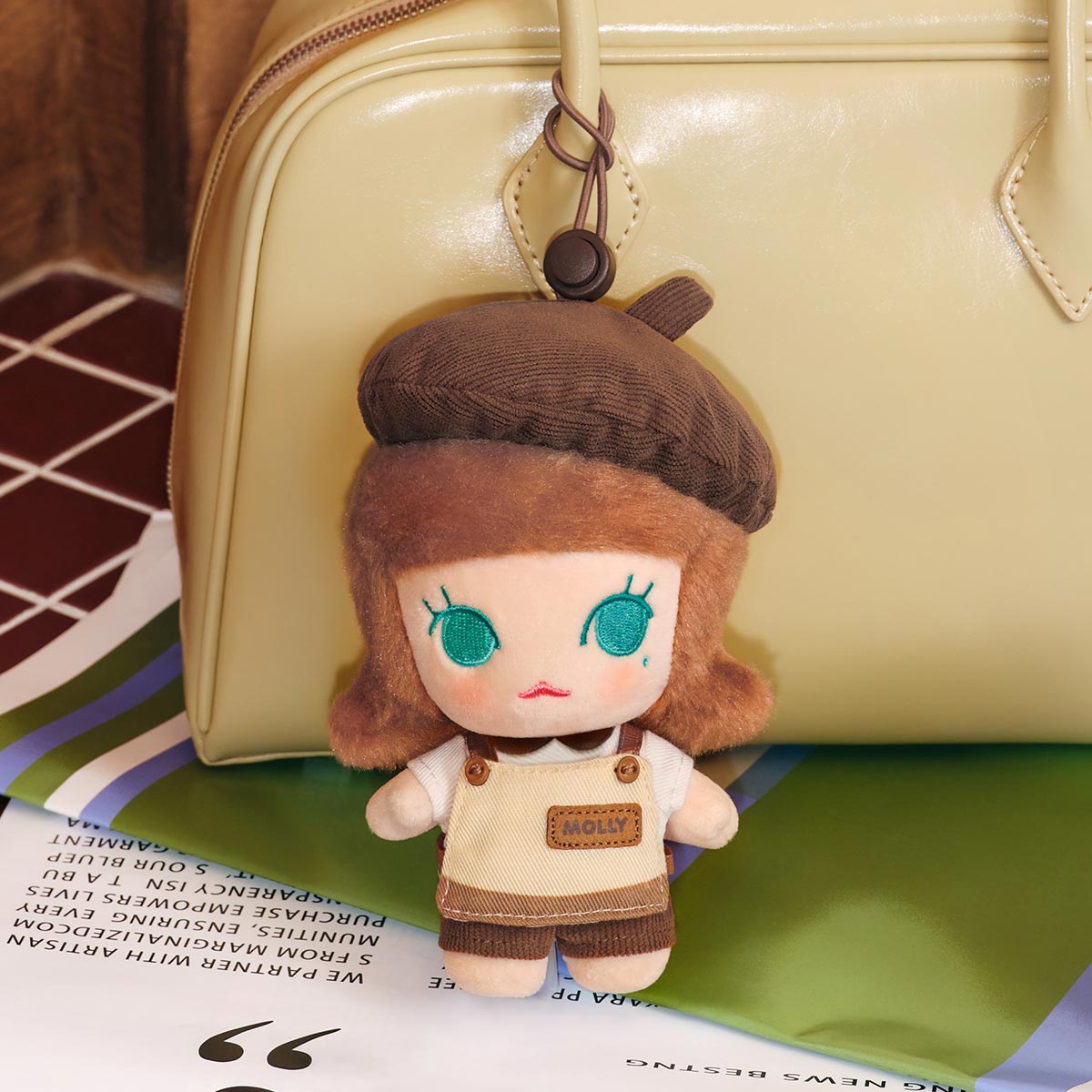 POP BEAN Coffee Factory Series-Plush Pendant