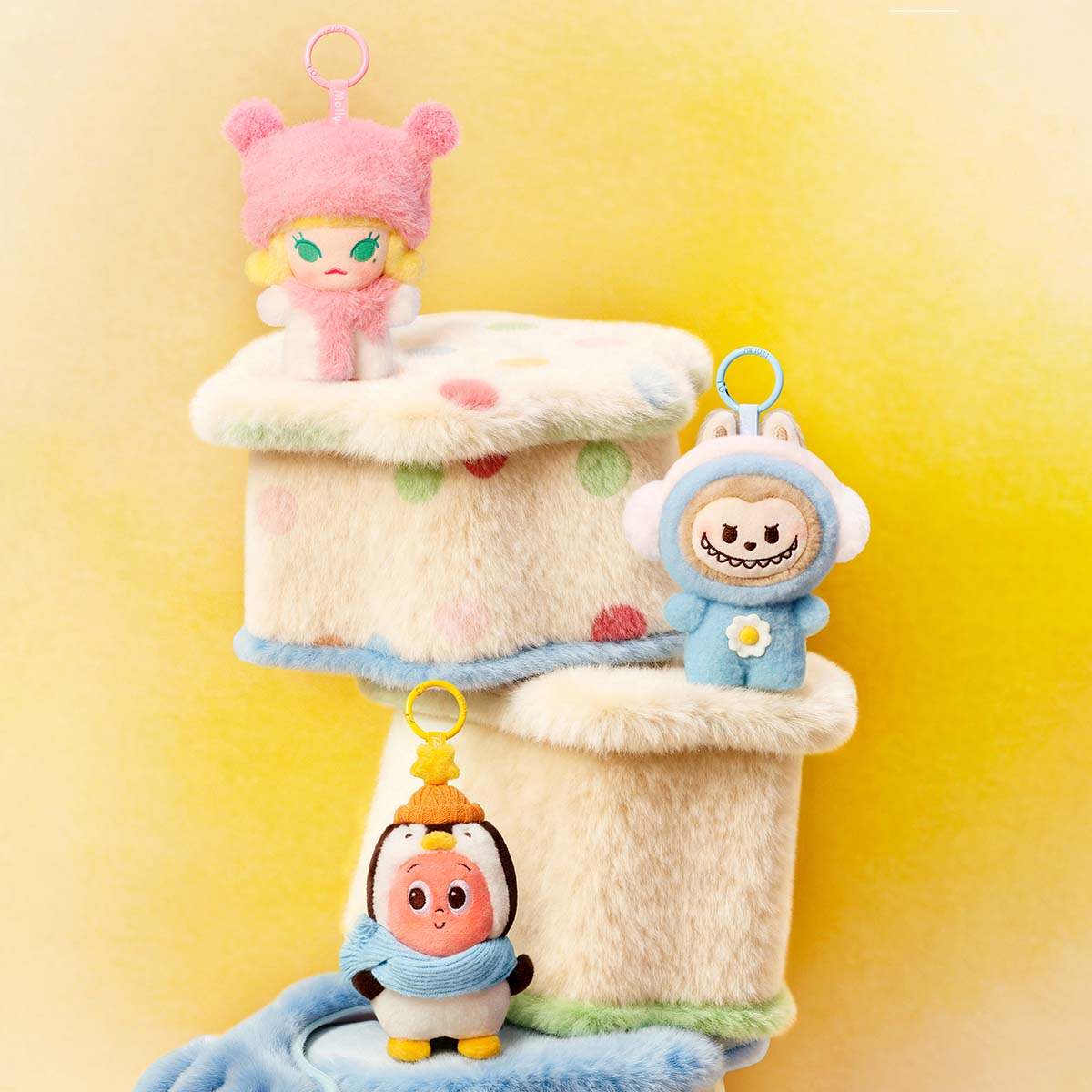 POP BEAN Fluffy & Cozy Series-Plush Pendant Blind Box