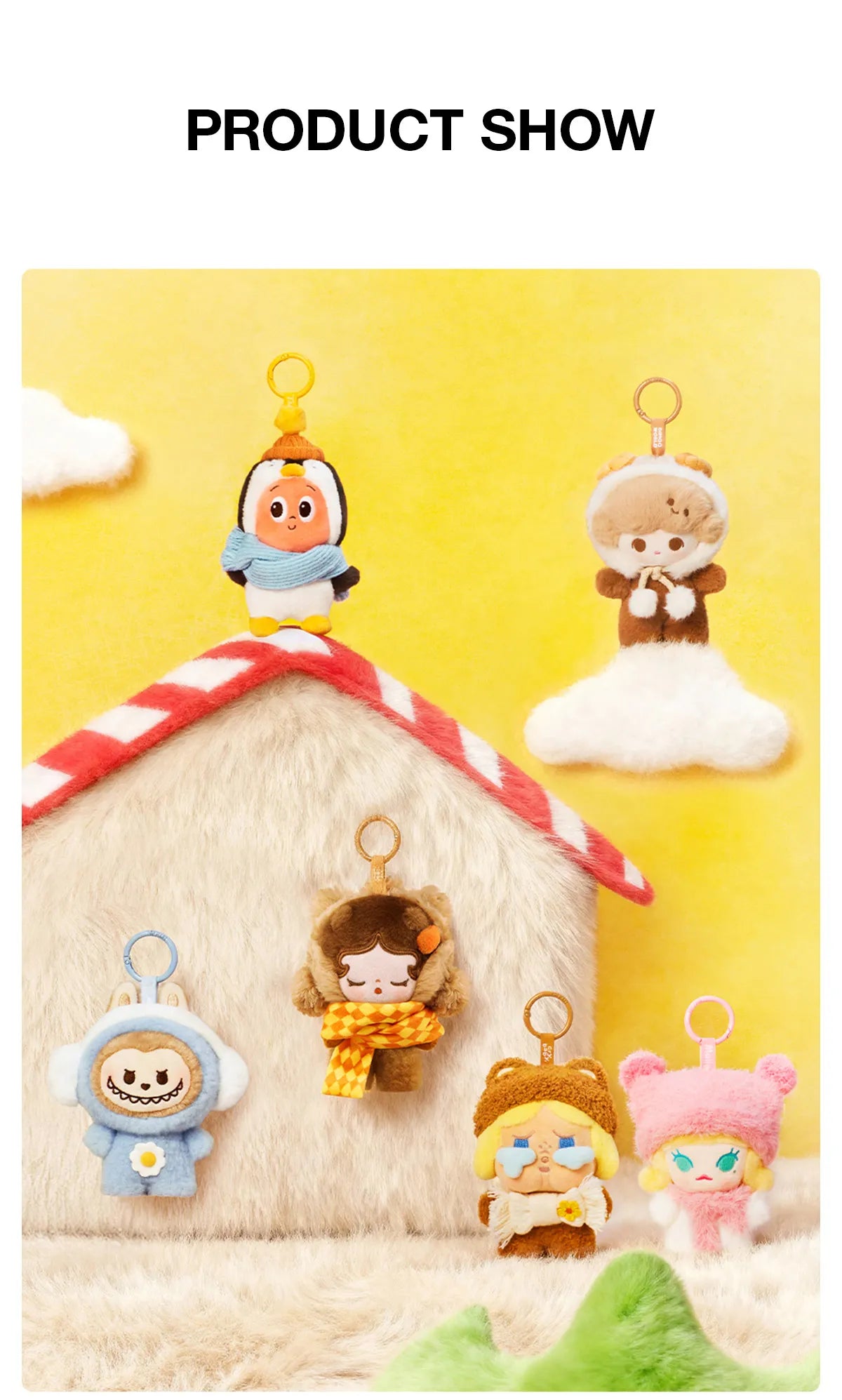 POP BEAN Fluffy & Cozy Series-Plush Pendant Blind Box