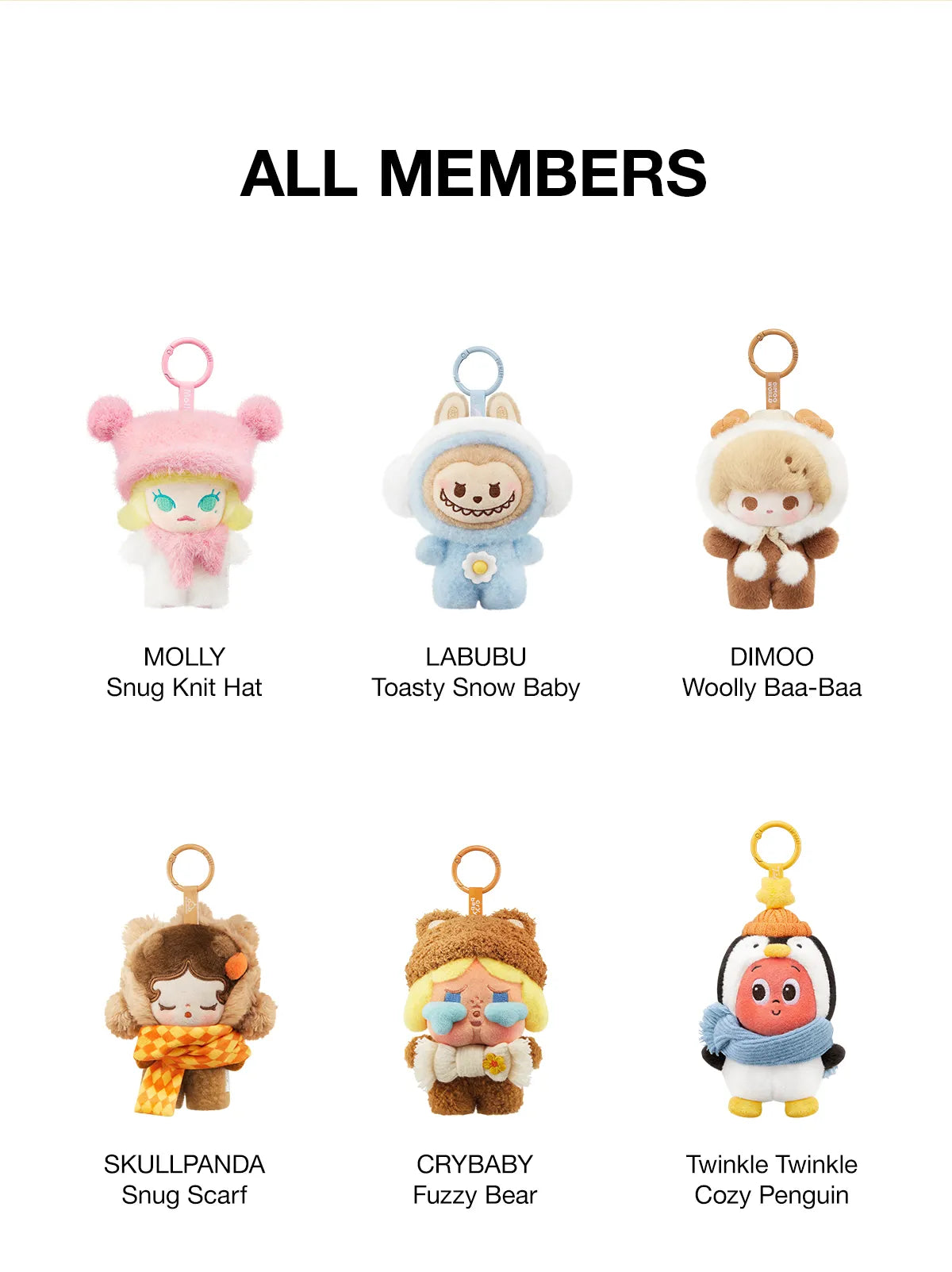 POP BEAN Fluffy & Cozy Series-Plush Pendant Blind Box