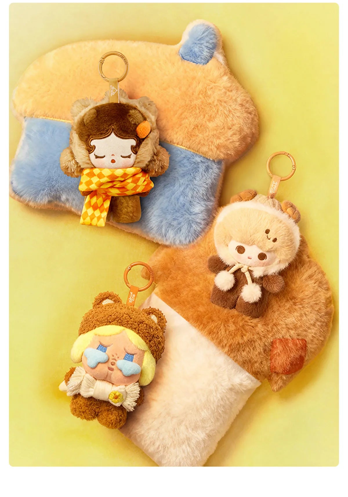 POP BEAN Fluffy & Cozy Series-Plush Pendant Blind Box