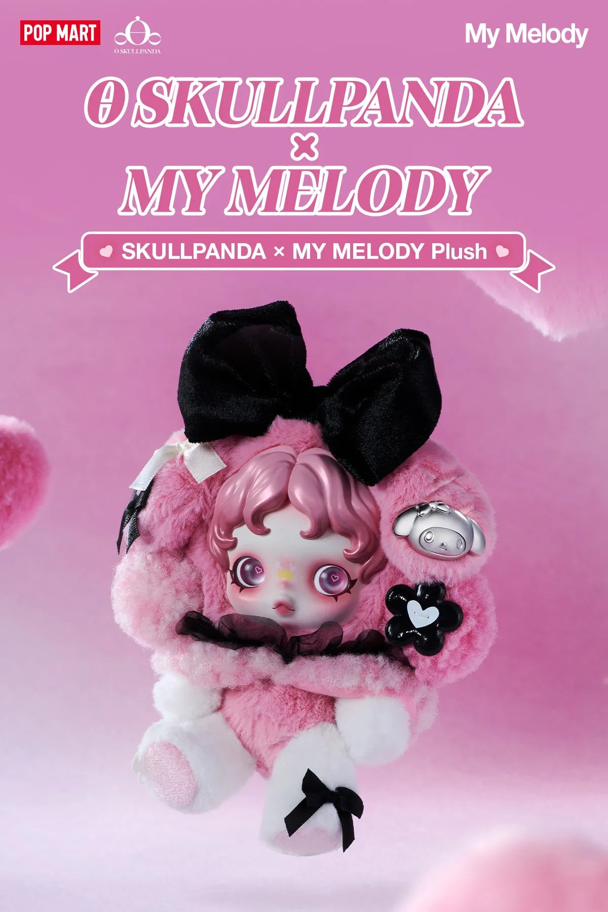 SKULLPANDA × MY MELODY Plush