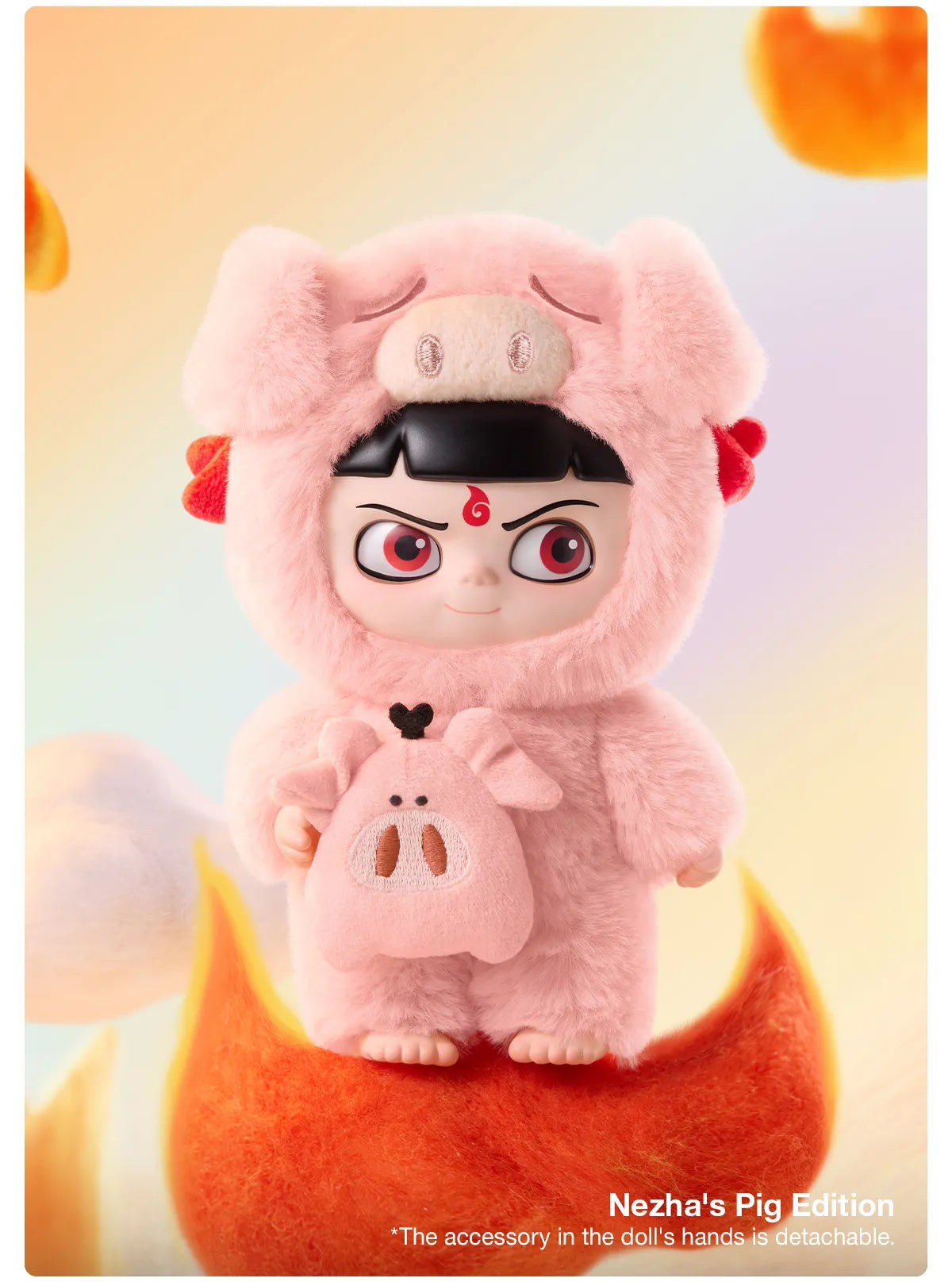 NeZha 2 Dress Up Party Series Vinyl Plush Doll Pendant