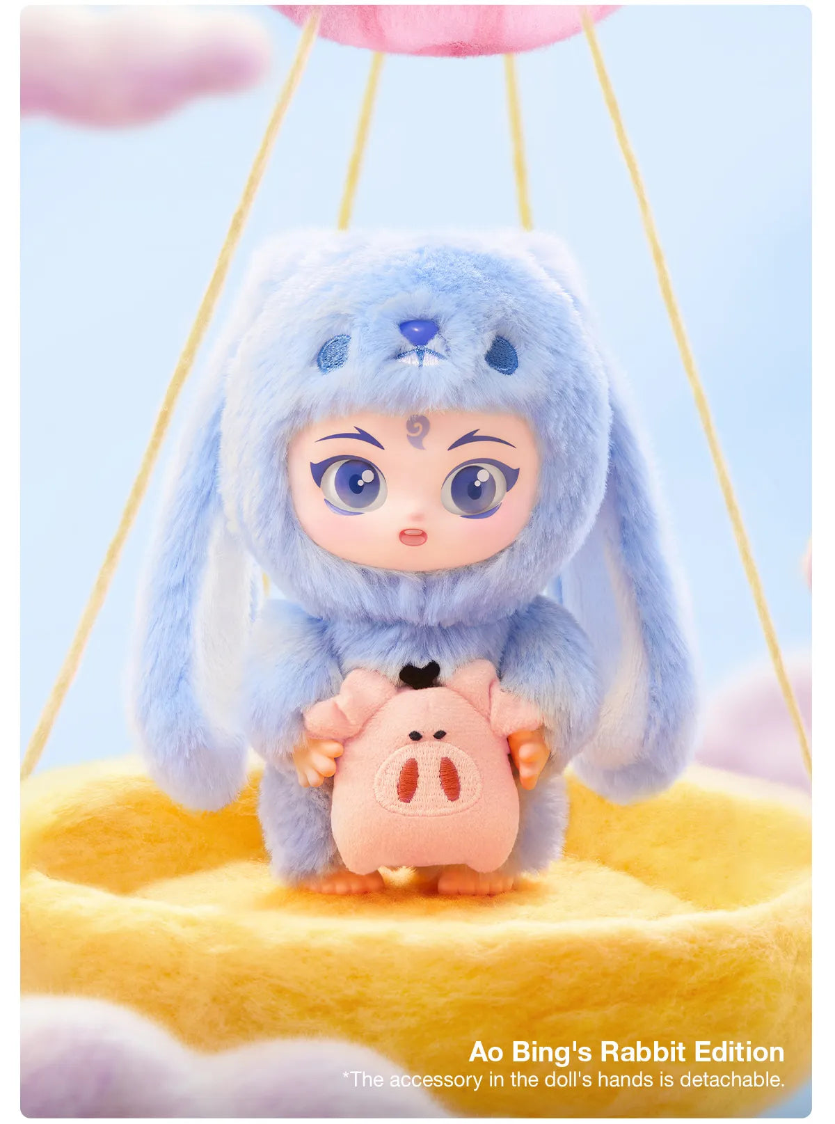 NeZha 2 Dress Up Party Series Vinyl Plush Doll Pendant