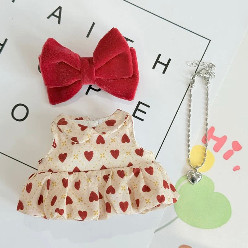 Labubu Sweetheart Dress Set (Clothes only)