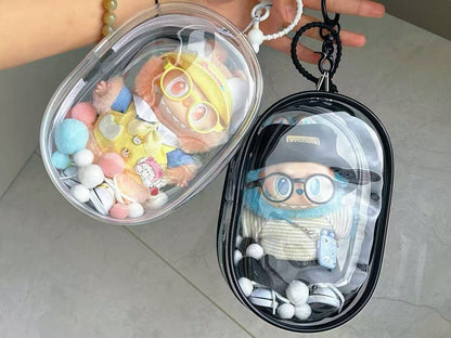 Display case/dustproof storage bag for Labubu and other pendants