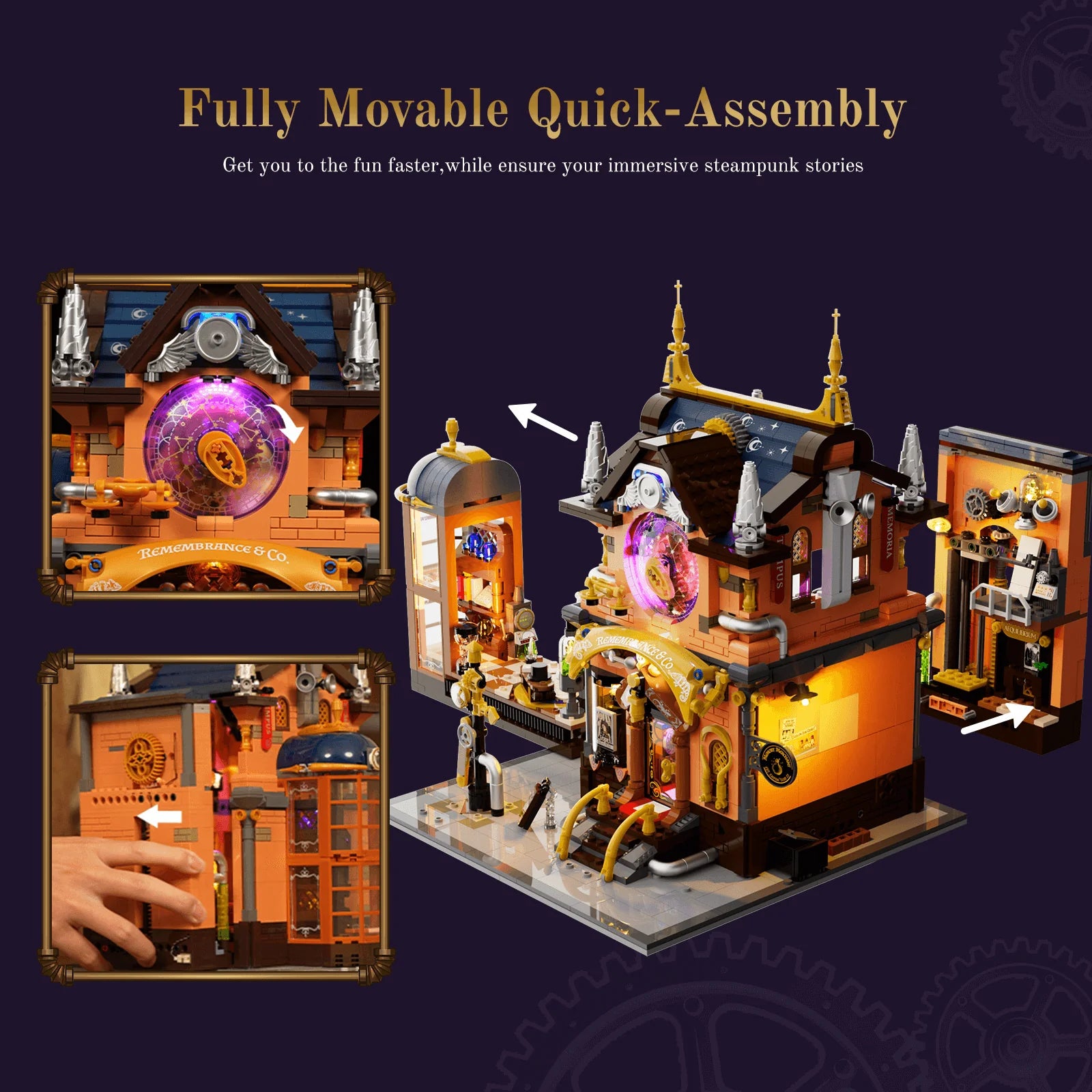 Lumibricks Steampunk Memory Magic Shop 11013