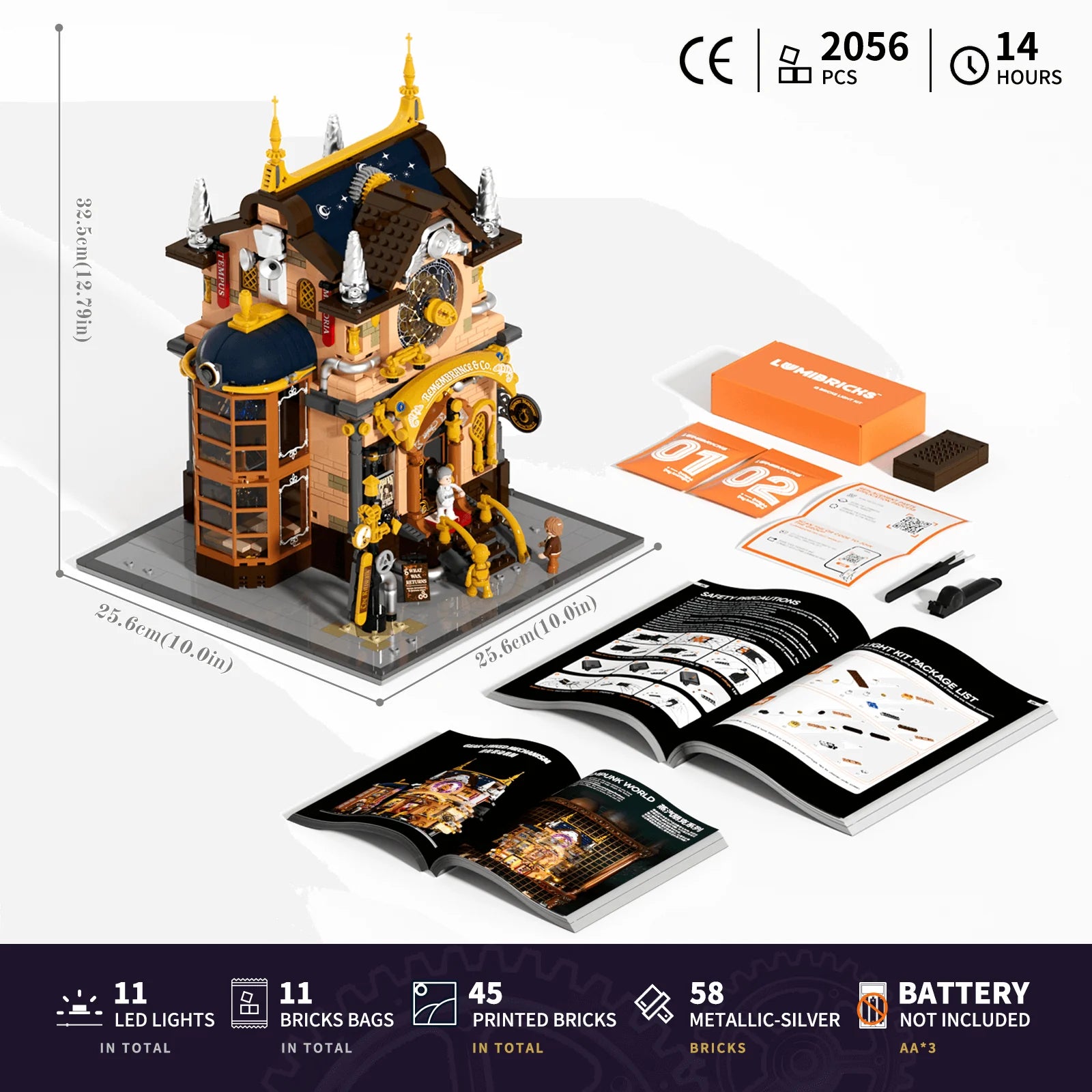 Lumibricks Steampunk Memory Magic Shop 11013