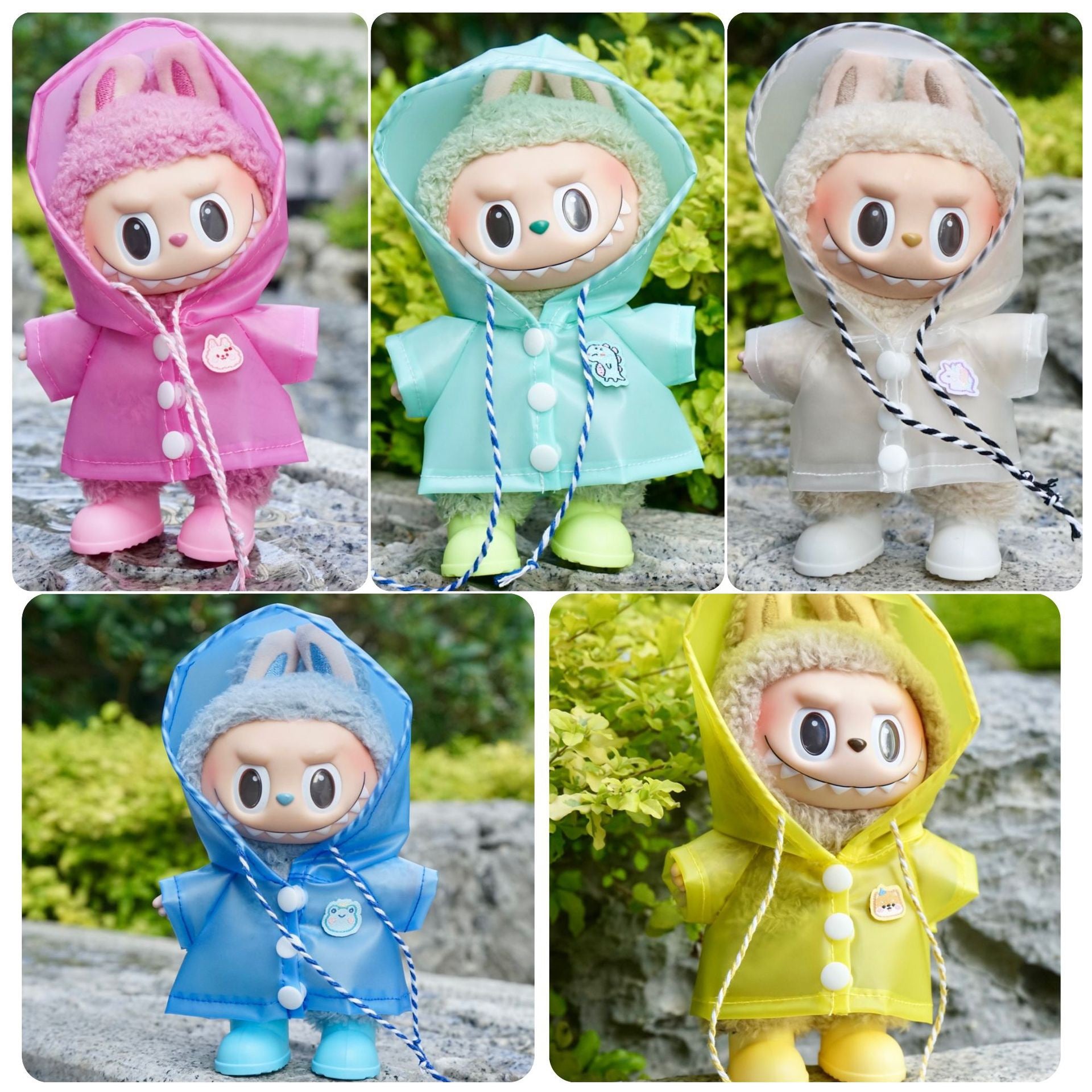 Labubu Colorful Raincoat (Cloth only) - Higoods