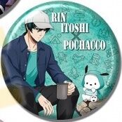 BLUE LOCK × SANRIO CHARACTERS Trading Can Badge