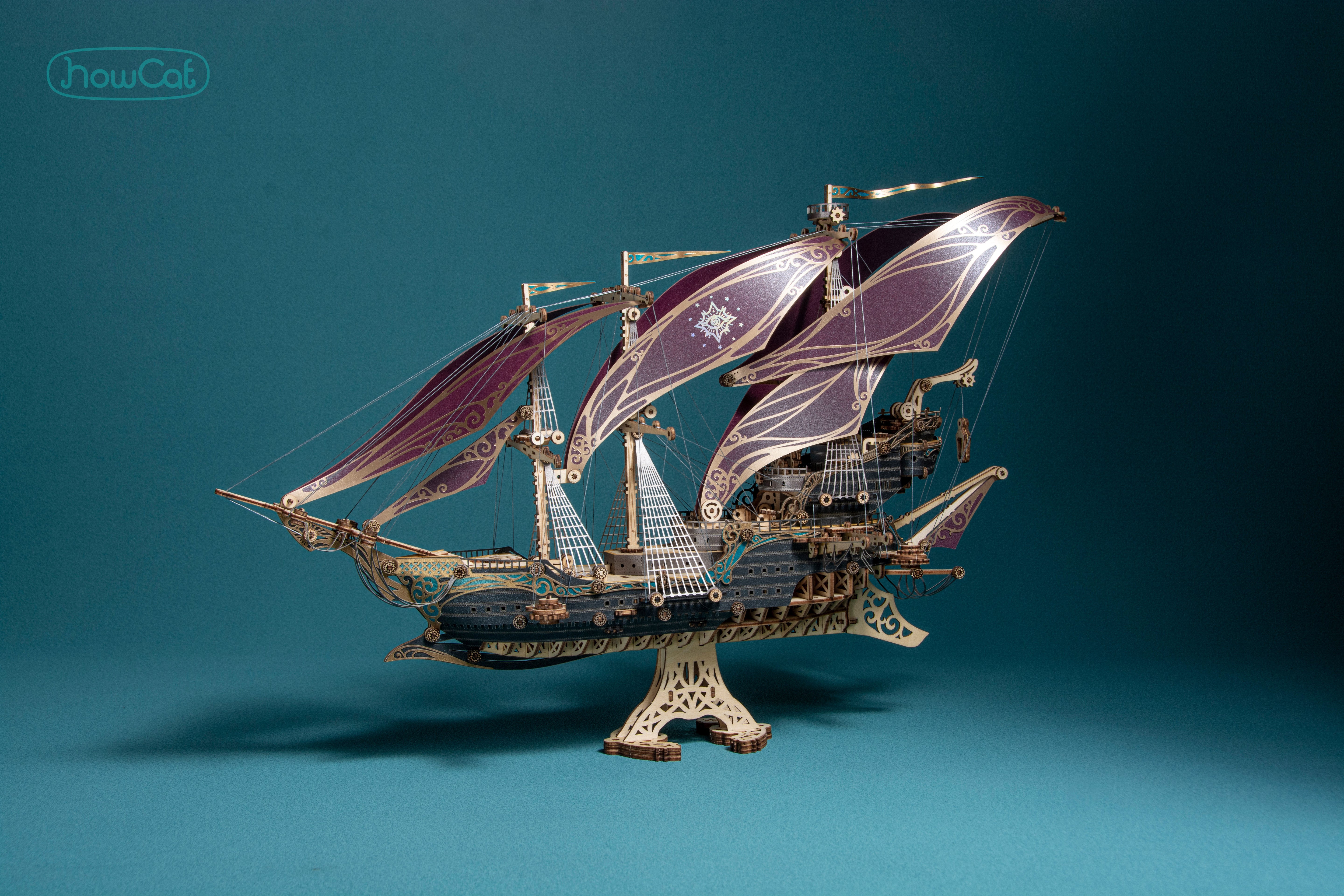 HowCat™ Pirate Ship -"Purple Futurama" - Higoods