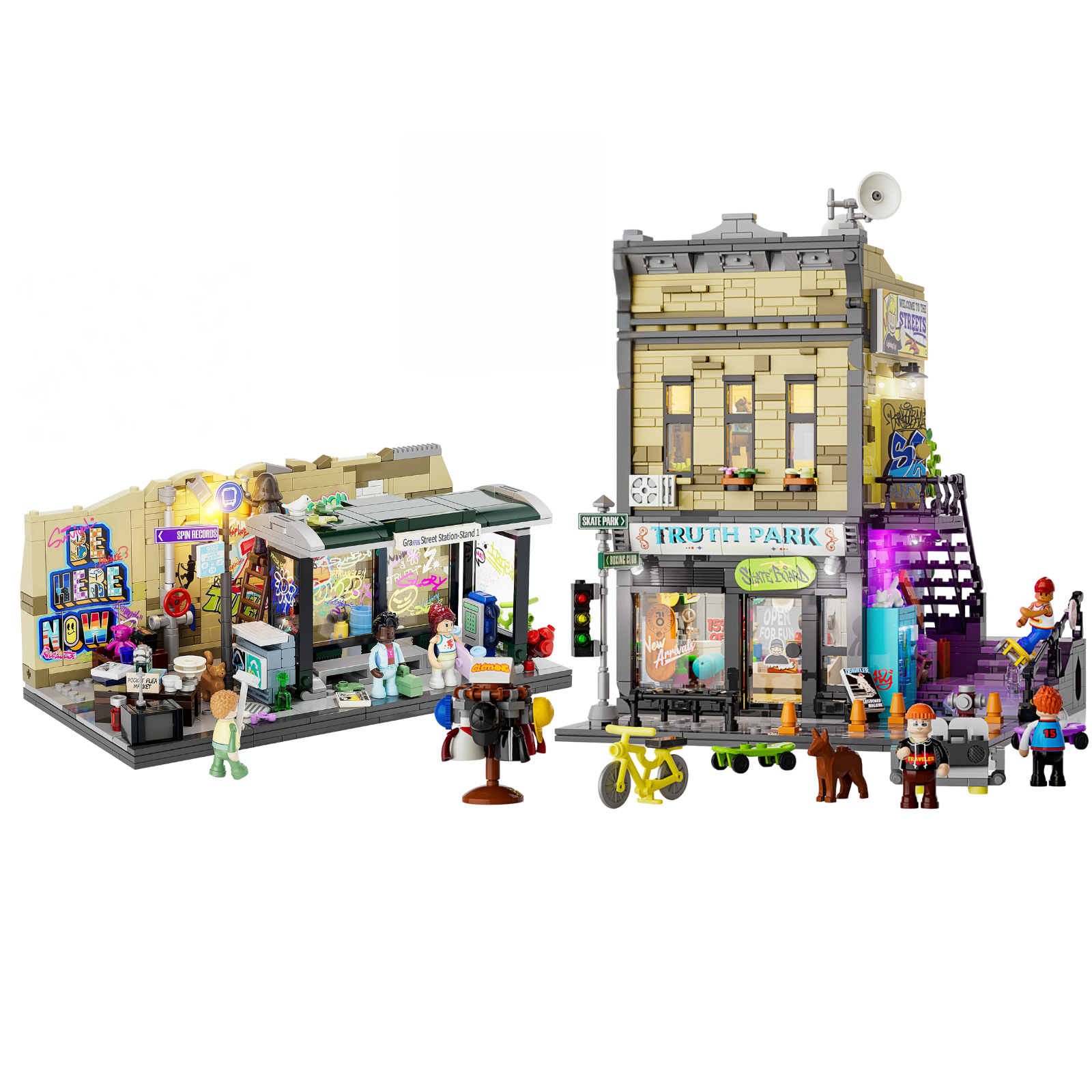 Funwhole Skate Shop + Graffiti Bus Stop - Higoods