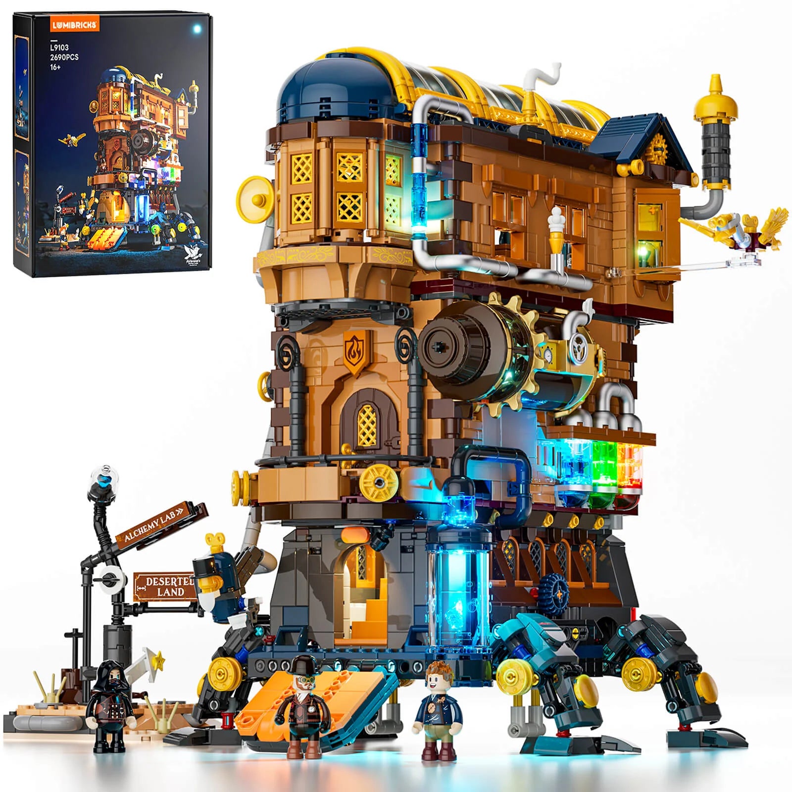 Lumibricks Alchemist's Moving Castle L9103
