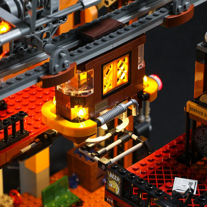 Steampunk Train Station 1843PCS
