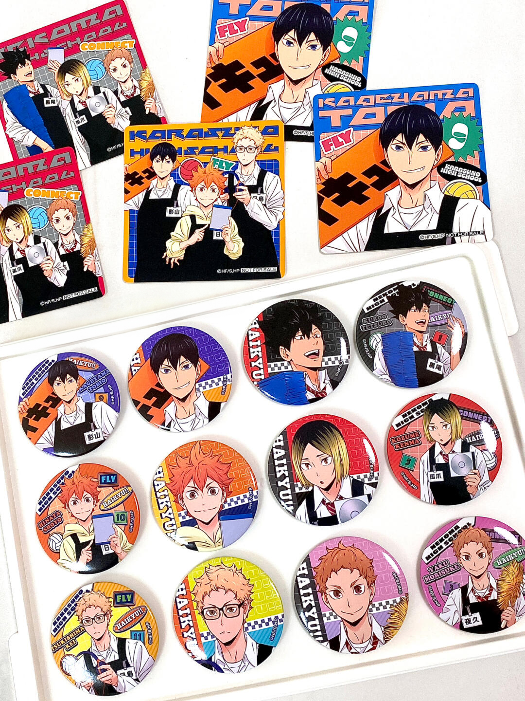 Haikyu!! Tower Records Cafe Can Badge Collection Blind box - Higoods
