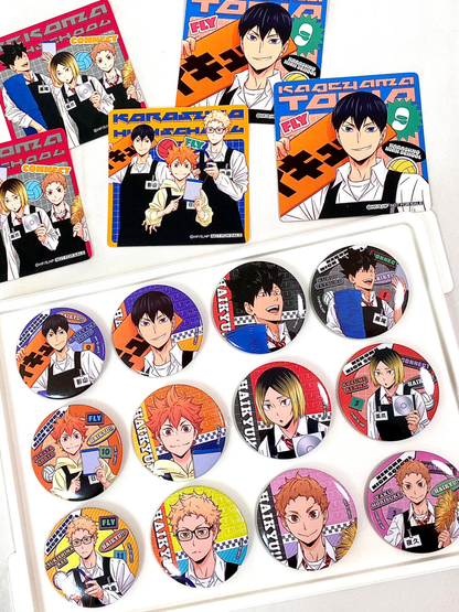 Haikyu!! Tower Records Cafe Can Badge Collection Blind box - Higoods