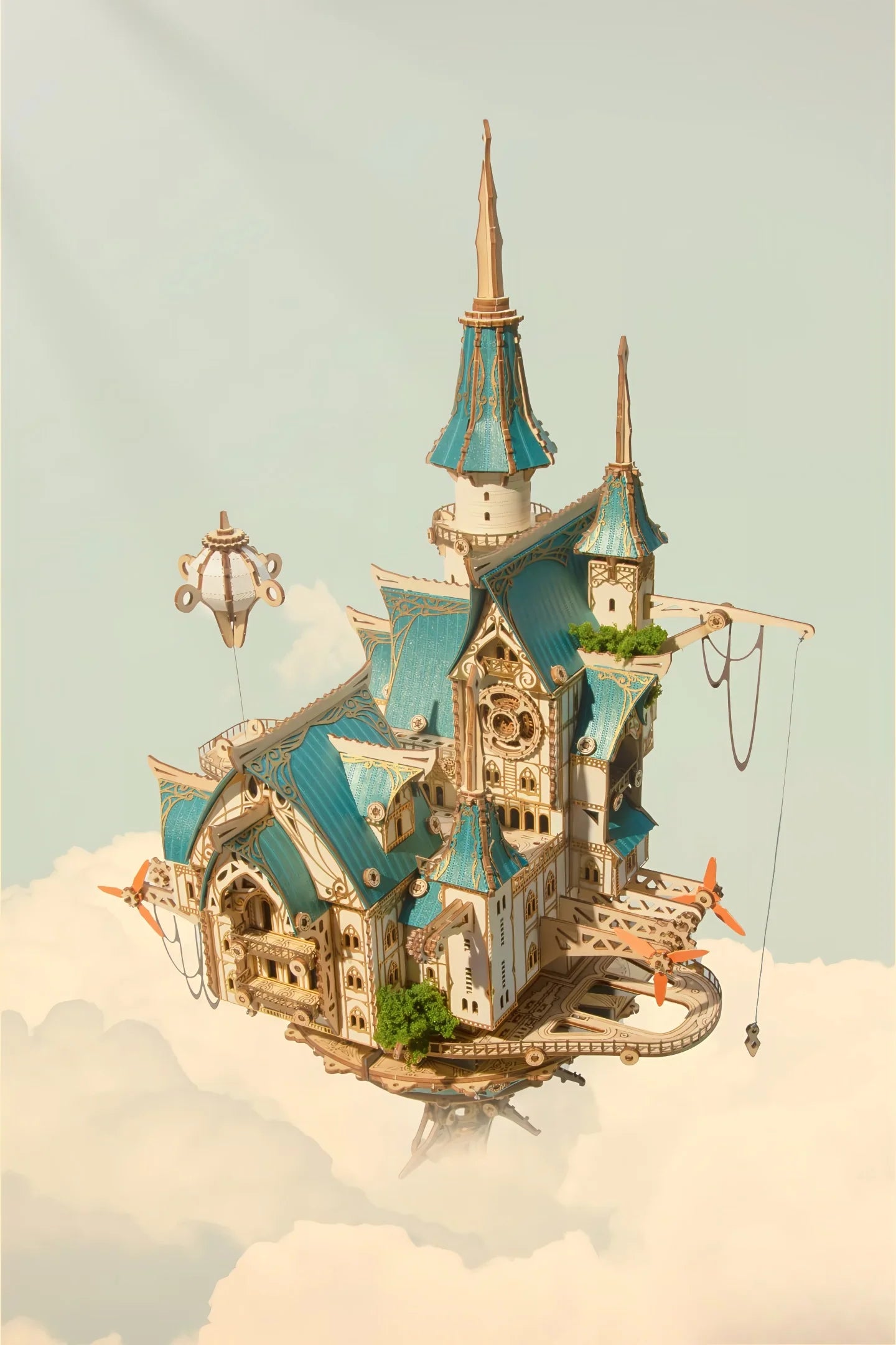 HowCat™ Fantasy Steam Castle - Higoods