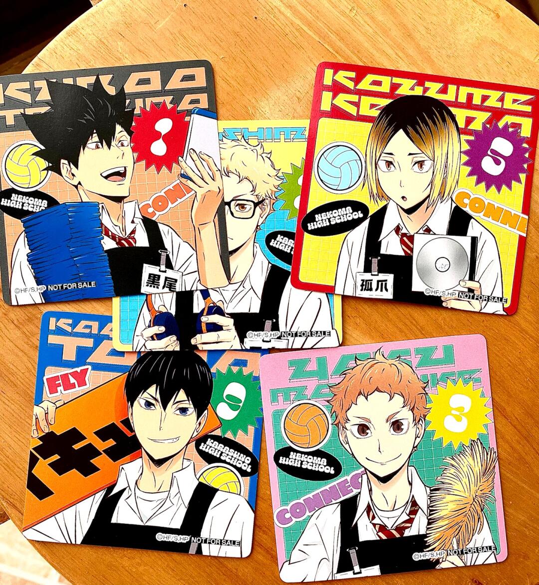 Haikyu!! Tower Records Cafe Art Coat Collection Blind pack - Higoods