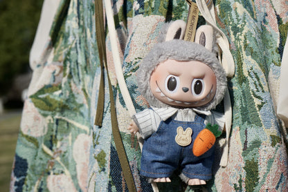 Labubu Farm Style Denim Overalls Outfit (Cloth only) - Higoods