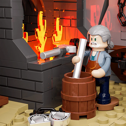 Lumibricks Old West Blacksmith