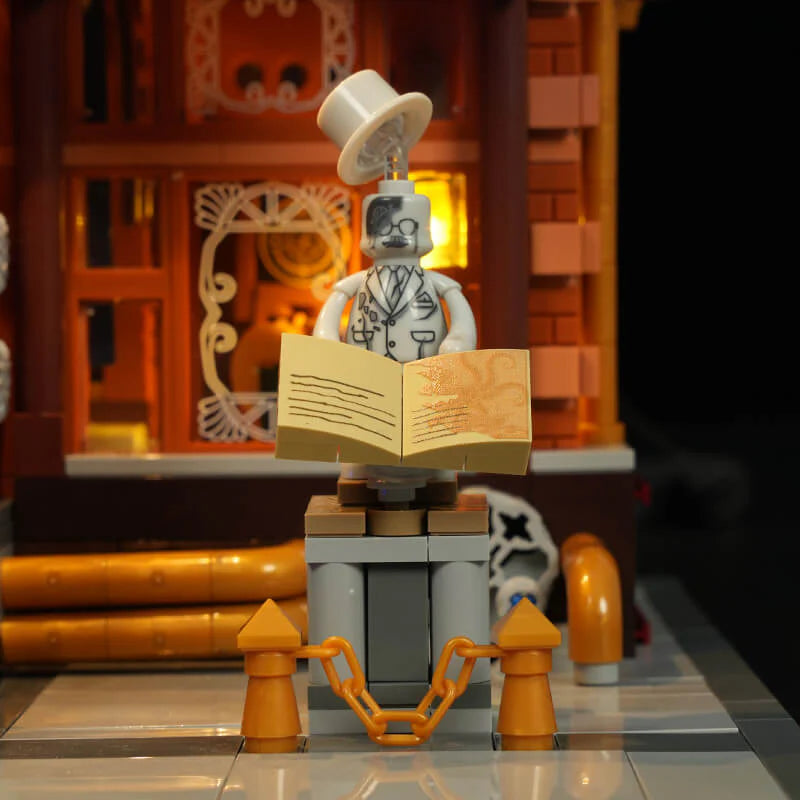 Lumibricks Steampunk Time Rift Library 11012
