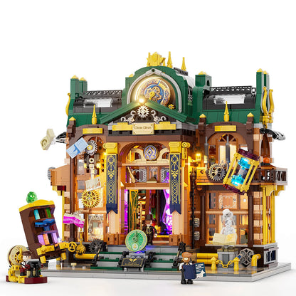 Lumibricks Steampunk Time Rift Library 11012