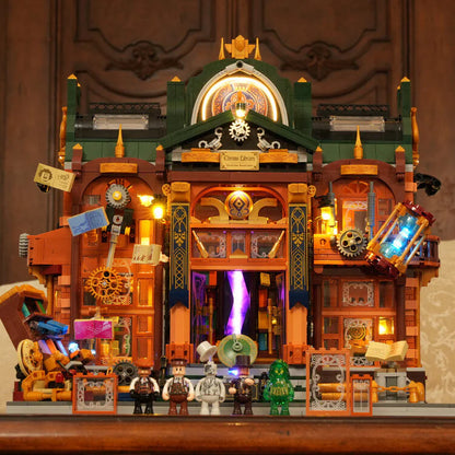 Lumibricks Steampunk Time Rift Library 11012