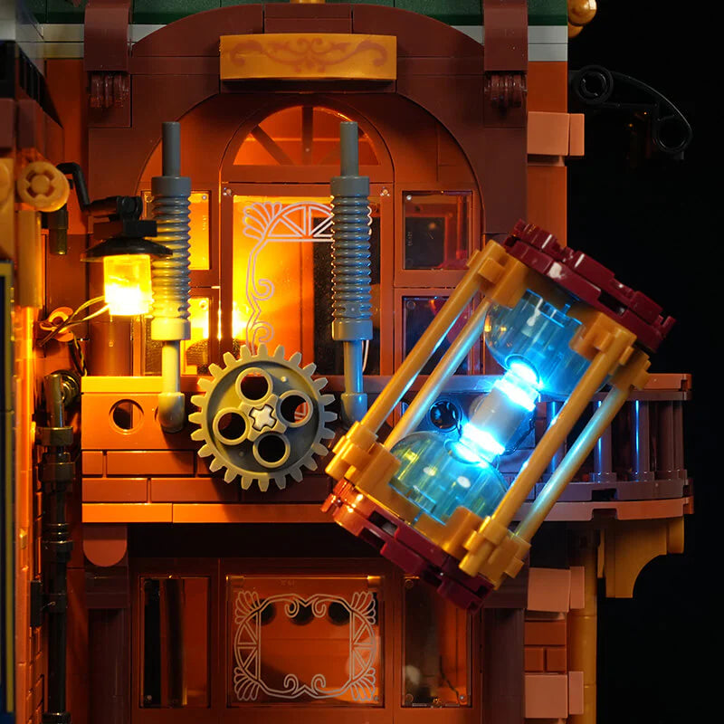 Lumibricks Steampunk Time Rift Library 11012