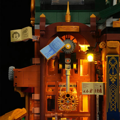 Lumibricks Steampunk Time Rift Library 11012